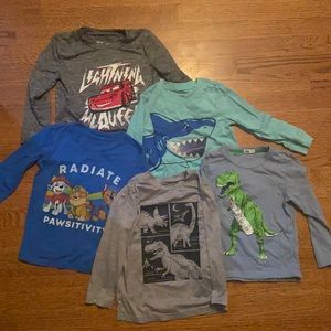 3T boys long sleeve shirts bundle